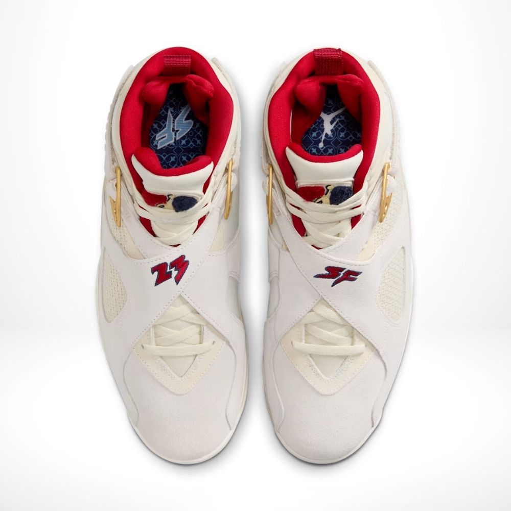 Air Jordan 8 x SoleFly Mi Casa es Su Casa in Sail - product image from the listing.