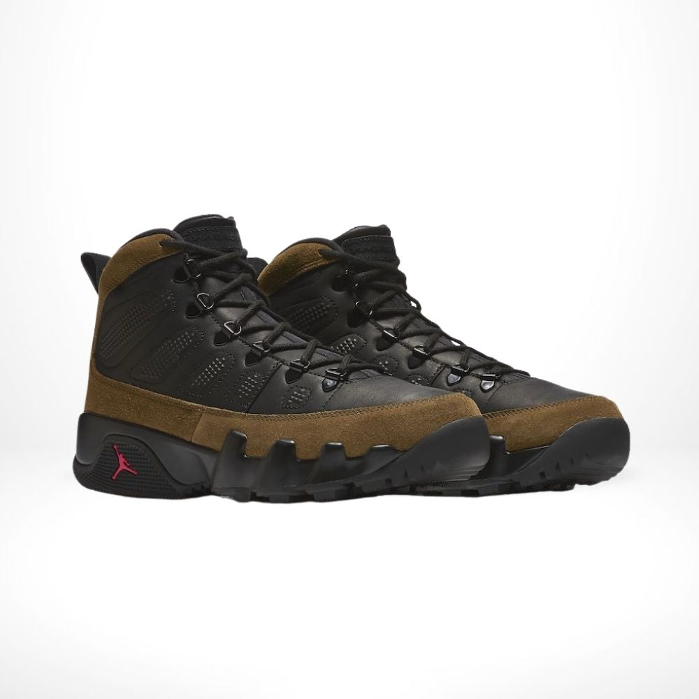 Air Jordan 9 Retro in Olive Black - product image from the listing.