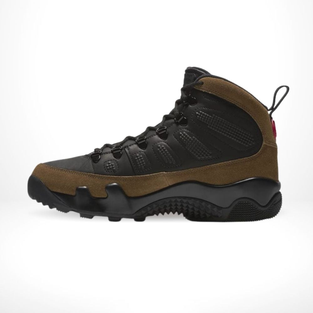 Air Jordan 9 Retro in Olive Black - product image from the listing.