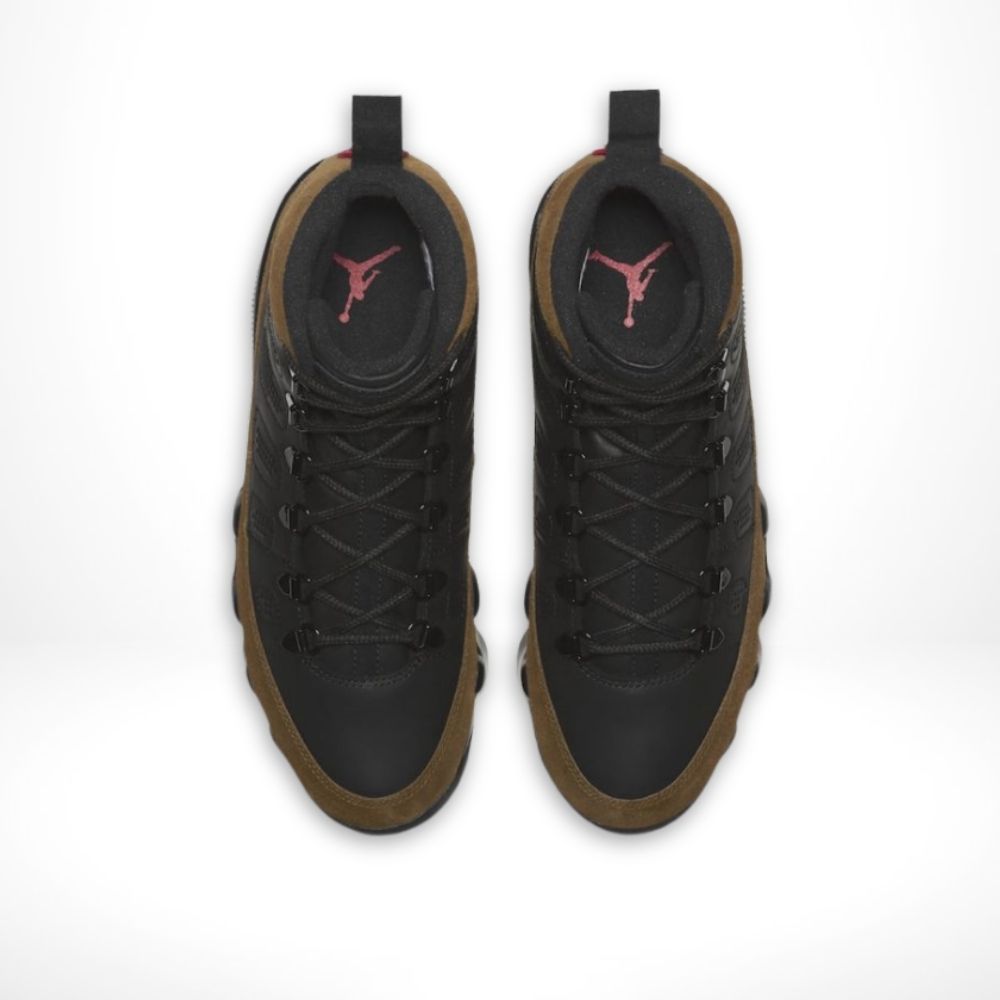 Air Jordan 9 Retro in Olive Black - product image from the listing.