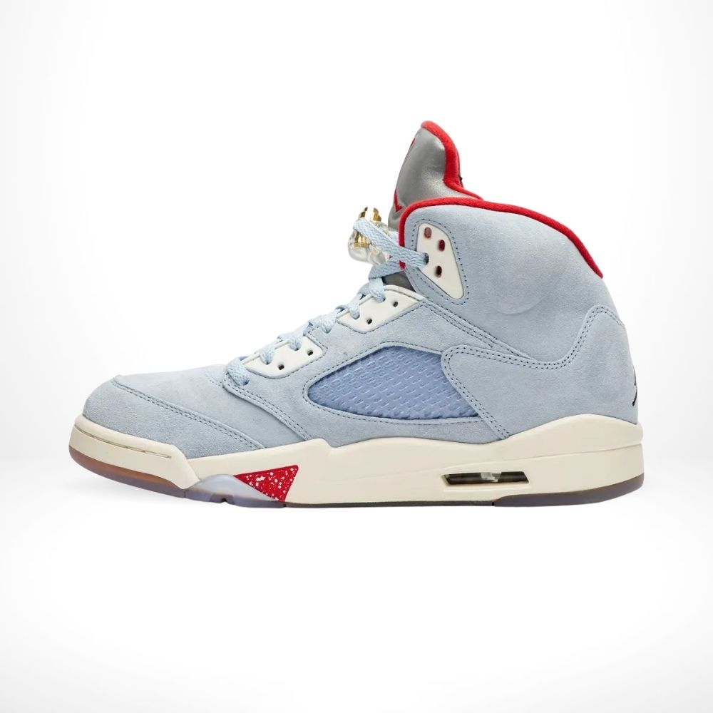 Air Jordan 5 Retro x Trophy Room in Ice Blue - product image from the listing.