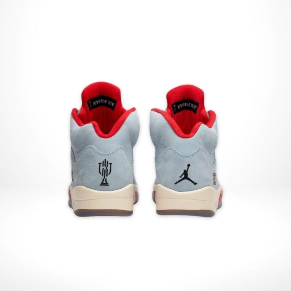 Air Jordan 5 Retro x Trophy Room in Ice Blue - product image from the listing.