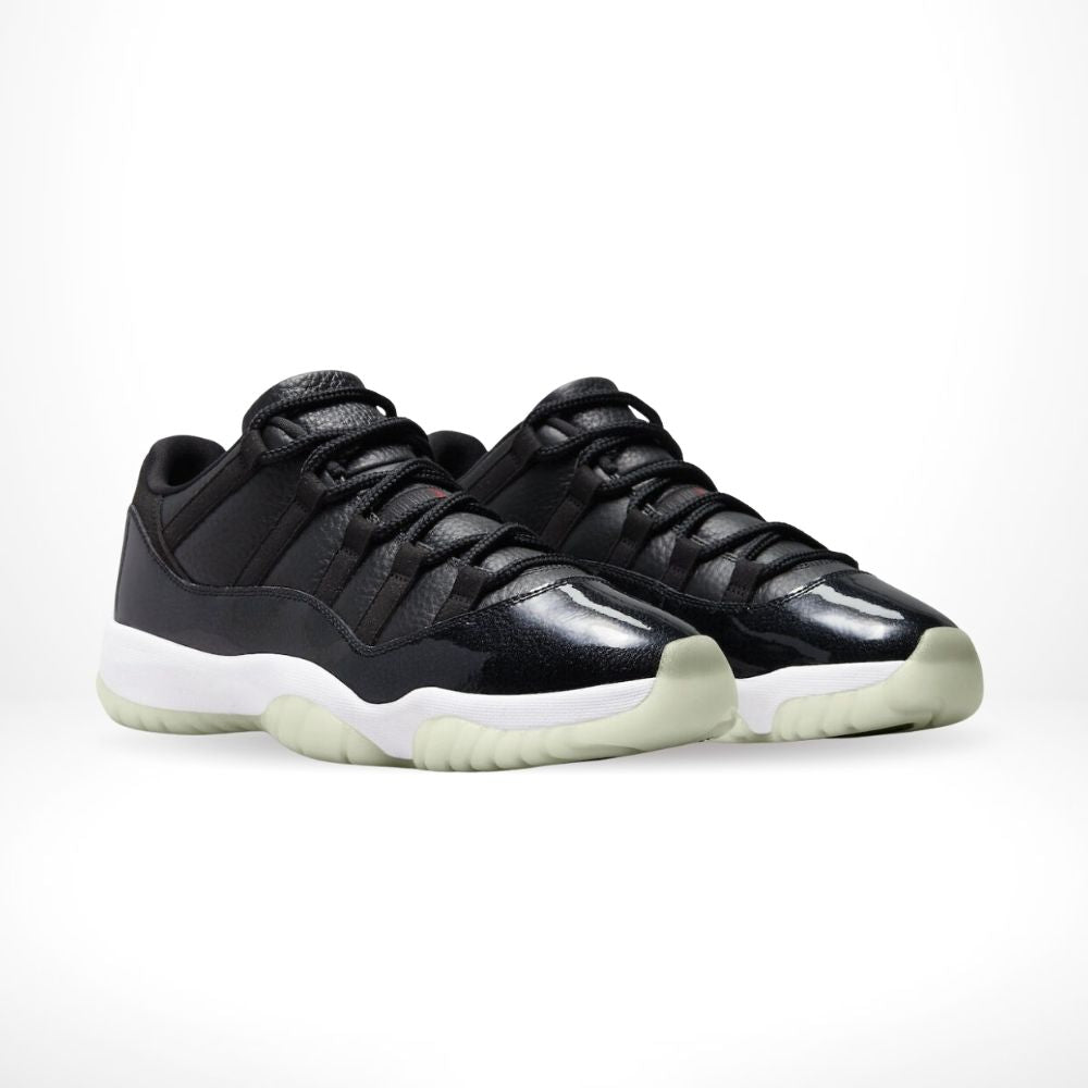Air Jordan 11 Retro Low 72-10 in Black - product image from the listing.
