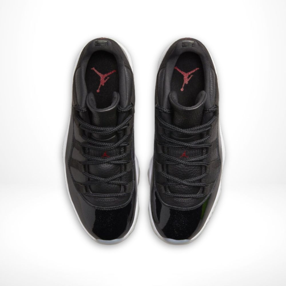 Air Jordan 11 Retro Low 72-10 in Black - product image from the listing.