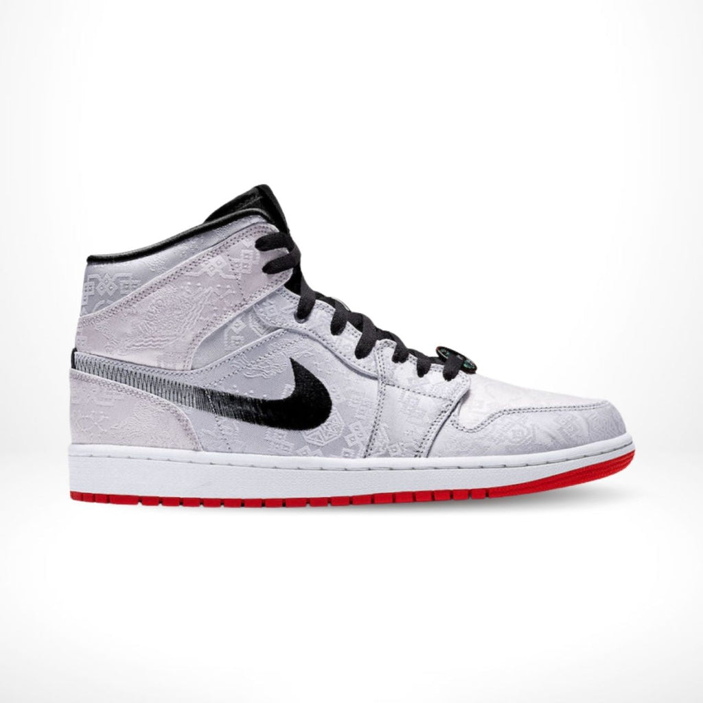CU2804-100 - Air Jordan 1 Mid x Clot Fearless Grey - product image from the listing.