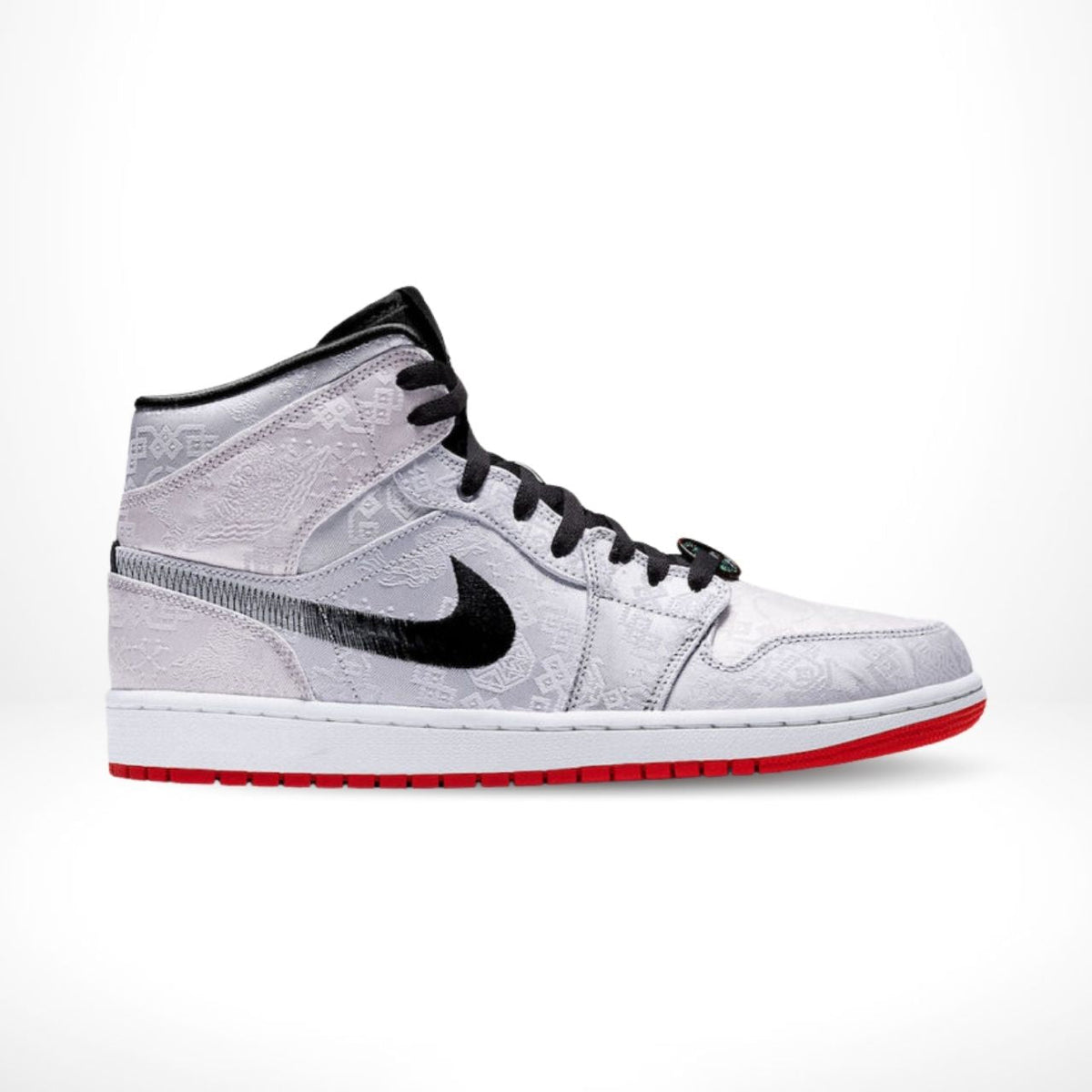 CU2804-100 - Air Jordan 1 Mid x Clot Fearless Grey - product image from the listing.