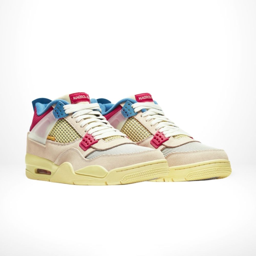Air Jordan 4 Retro x Nike Air Union LA Guava in Ice Pink - product image from the listing.