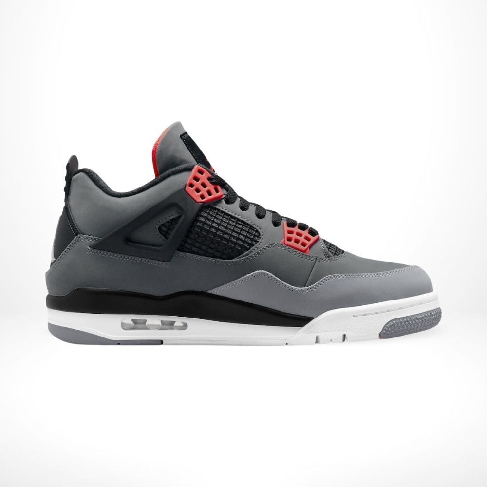Air Jordan 4 Retro Infrared in Grey Orange - product image from the listing.