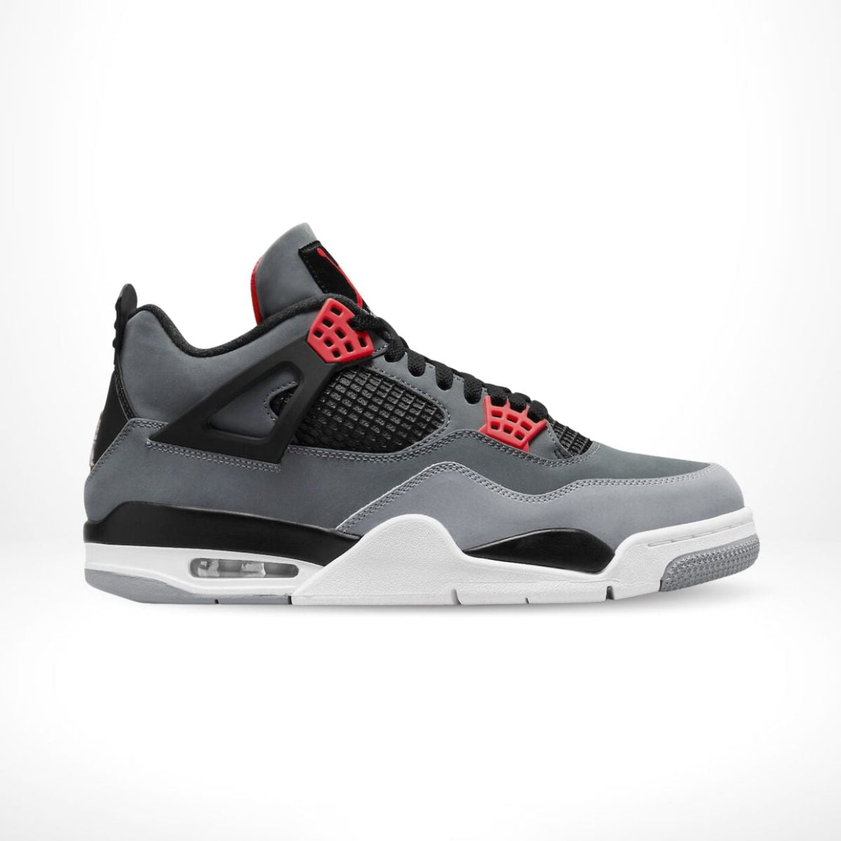 Air Jordan 4 Retro Infrared in Grey Orange - product image from the listing.