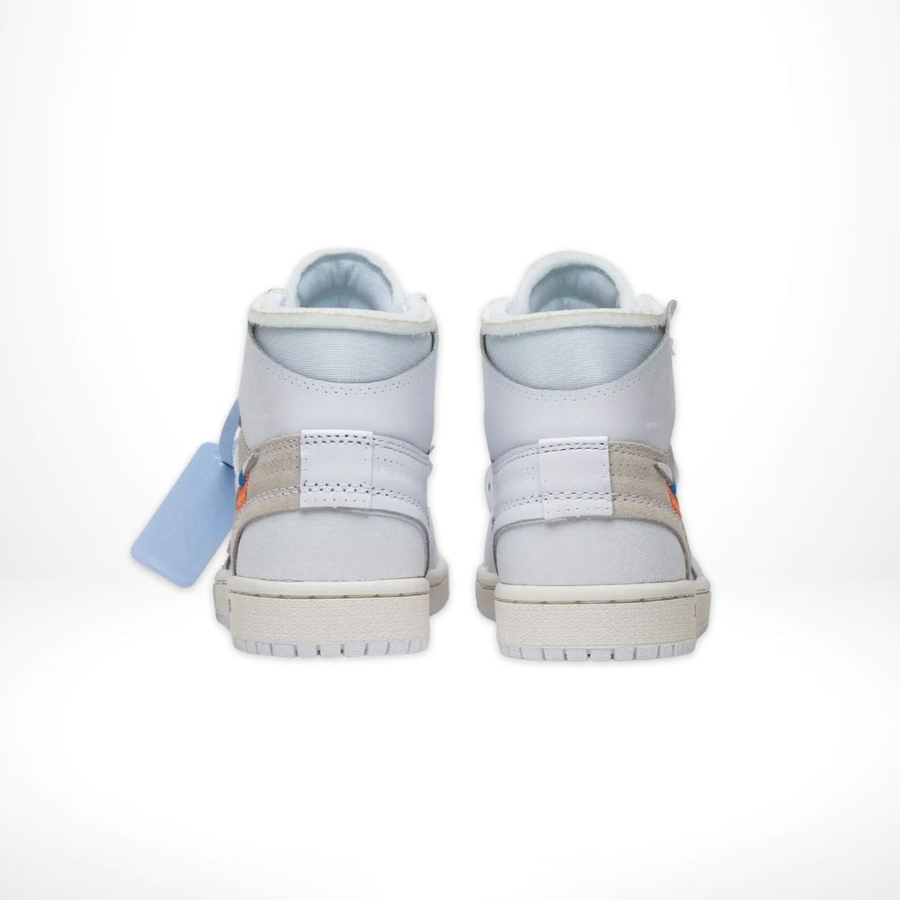 Air Jordan 1 Retro High OG x Off-White Euro in White - product image from the listing.