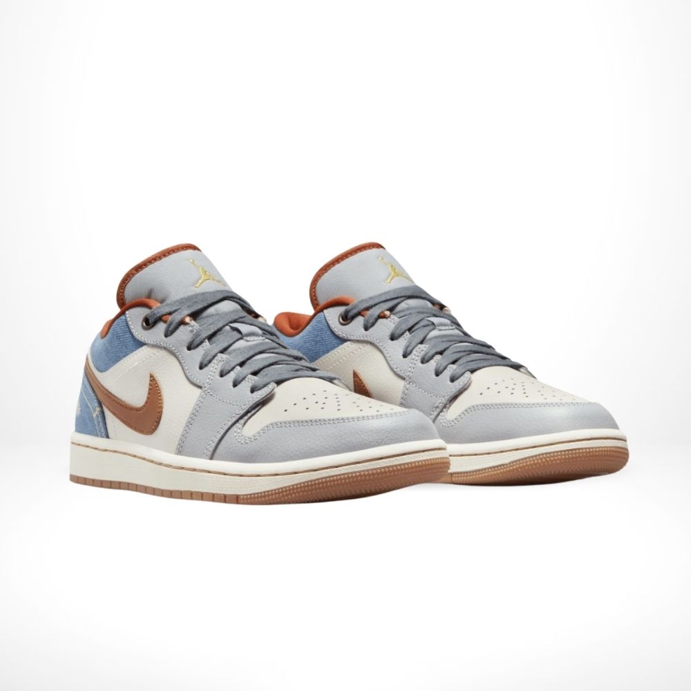 Air Jordan 1 Low in Denim Phantom Grey - product image from the listing.