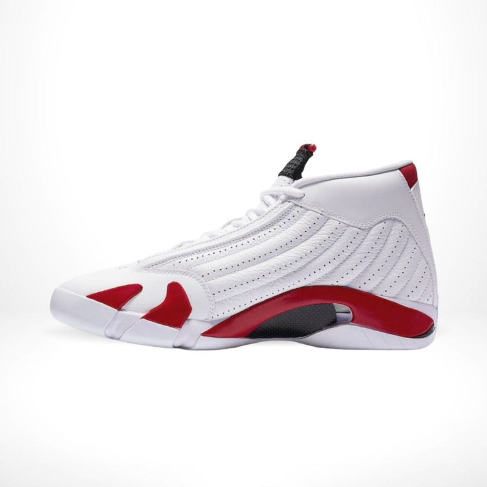 Air Jordan 14 Retro Candy Cane in Red White - product image from the listing.