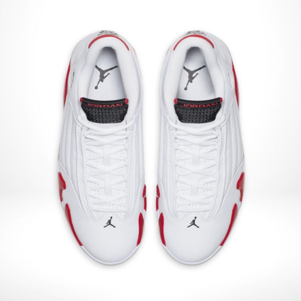Air Jordan 14 Retro Candy Cane in Red White - product image from the listing.