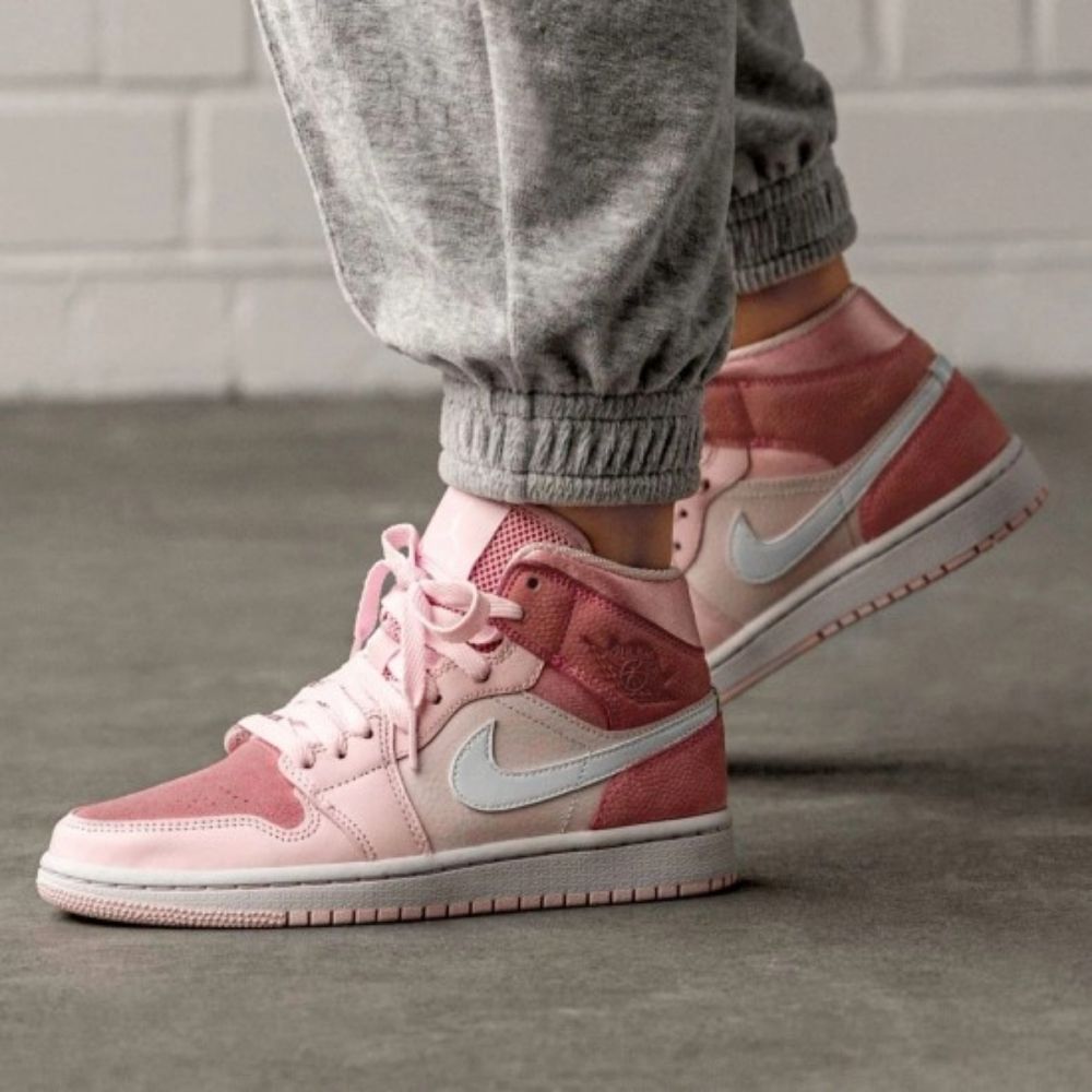 Air Jordan 1 Mid Digital in Pink - product image from the listing.