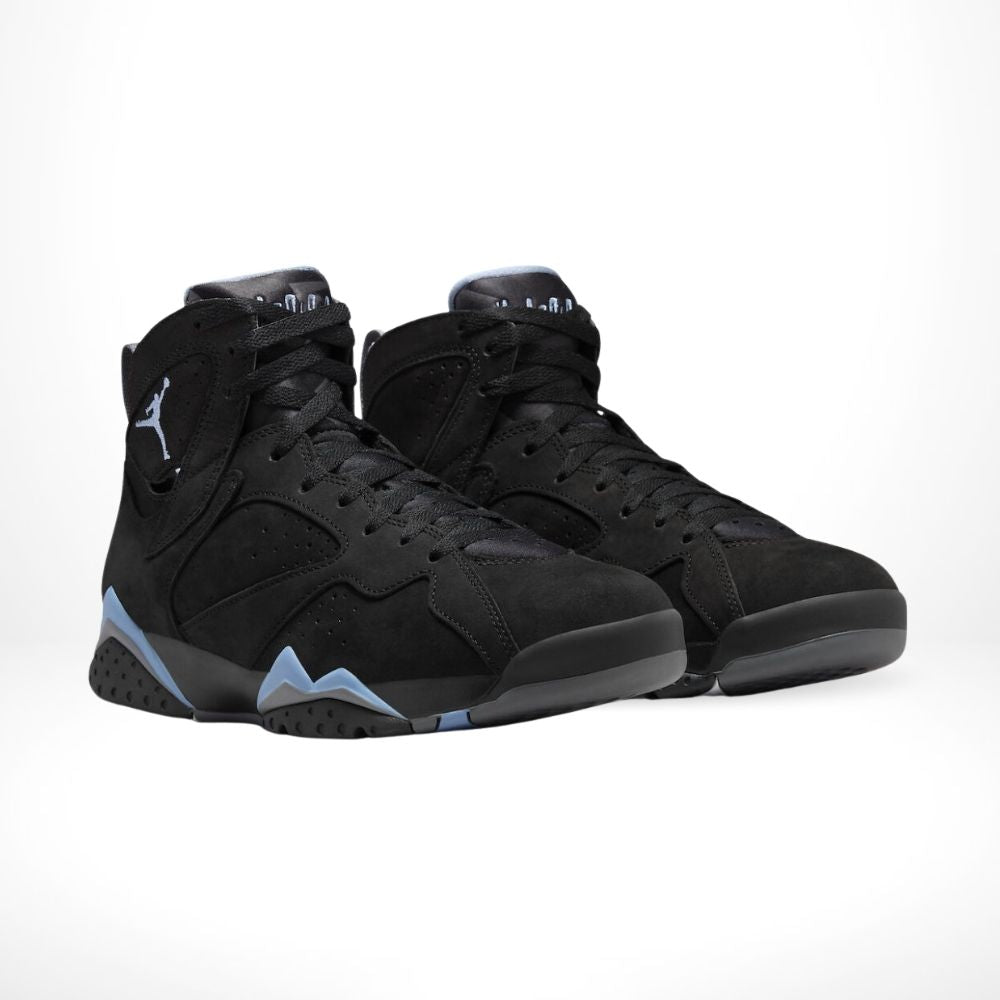 Air Jordan 7 Retro Chambray in Black Blue - product image from the listing.
