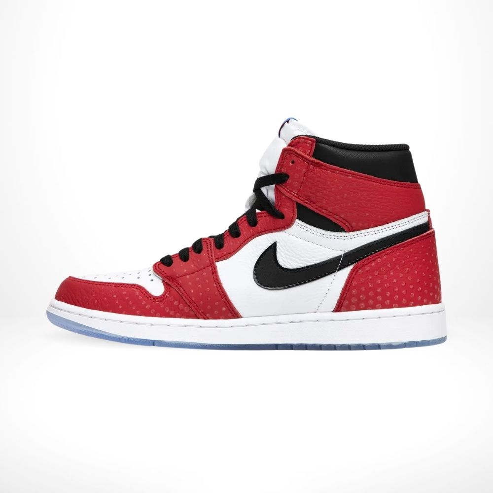 Air Jordan 1 Retro High Spider-Man in Red - product image from the listing.