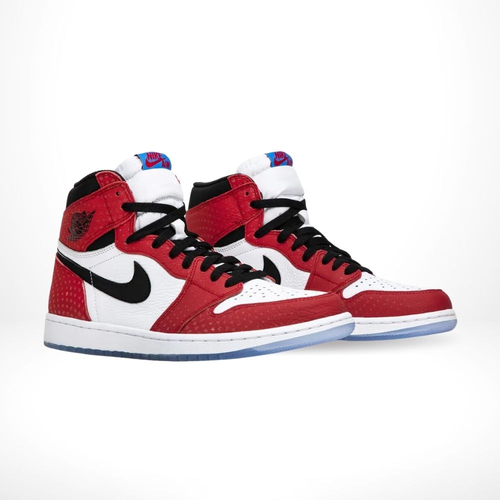 Air Jordan 1 Retro High Spider-Man in Red - product image from the listing.