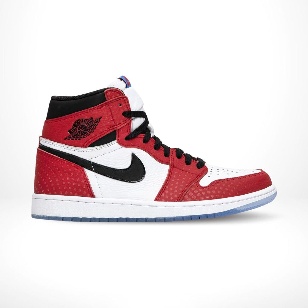 Air Jordan 1 Retro High Spider-Man in Red - product image from the listing.