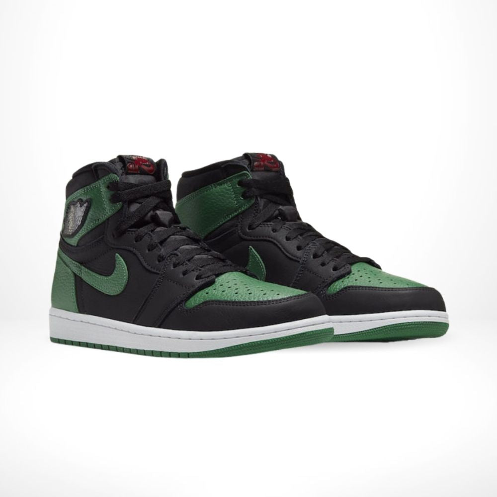 Air Jordan 1 Retro High Pine in Green Black - product image from the listing.