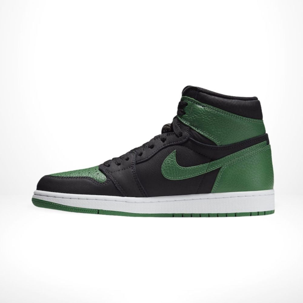 Air Jordan 1 Retro High Pine in Green Black - product image from the listing.
