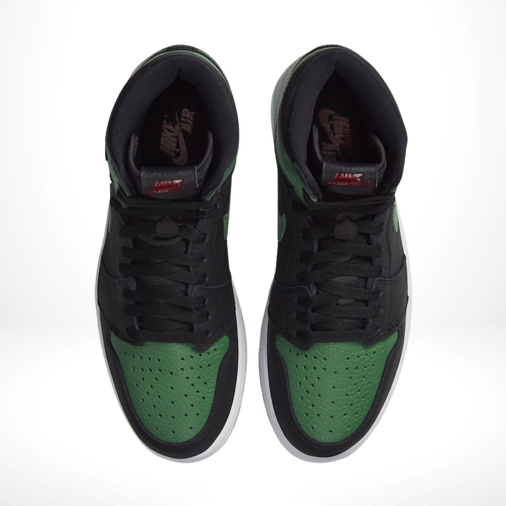 Air Jordan 1 Retro High Pine in Green Black - product image from the listing.