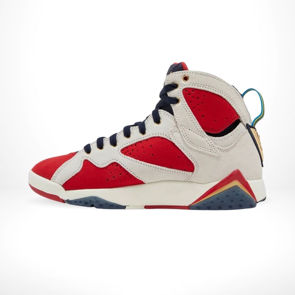 Air Jordan 7 Retro x Trophy Room New Sheriff in Town in Red Beige - product image from the listing.