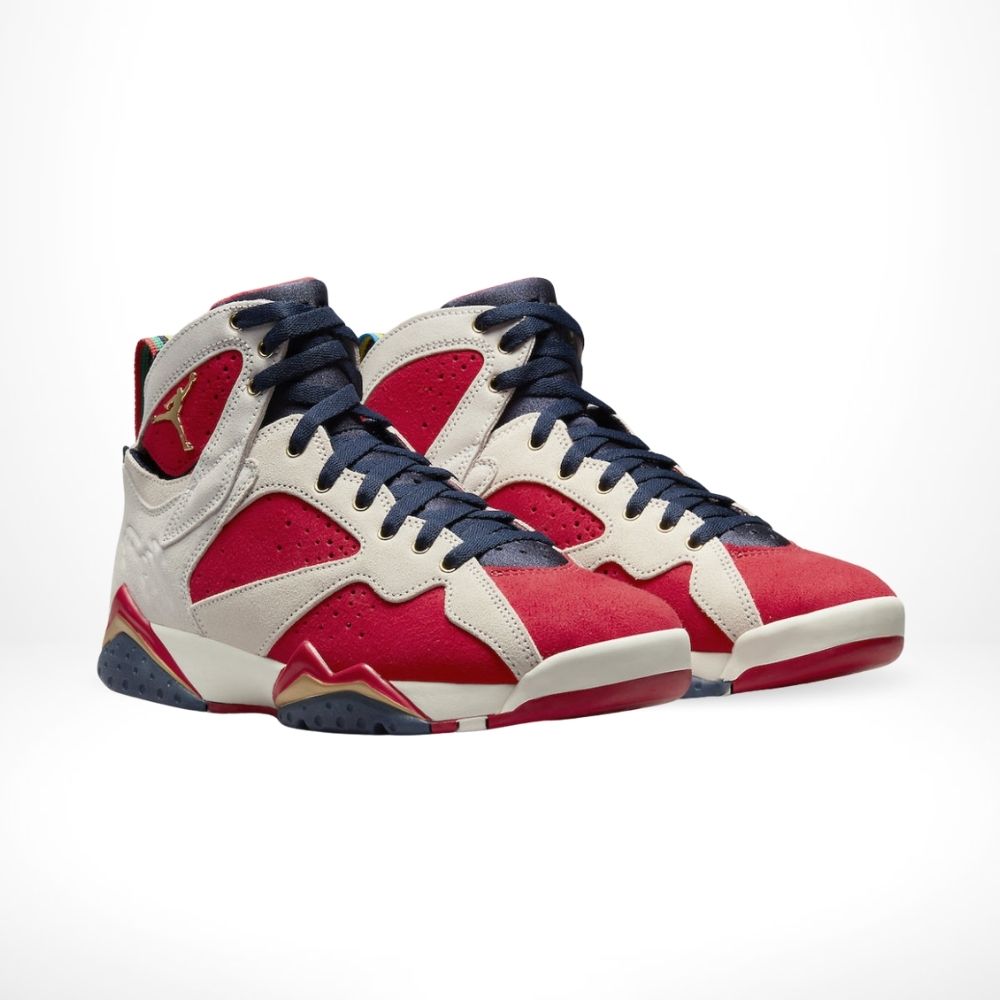 Air Jordan 7 Retro x Trophy Room New Sheriff in Town in Red Beige - product image from the listing.