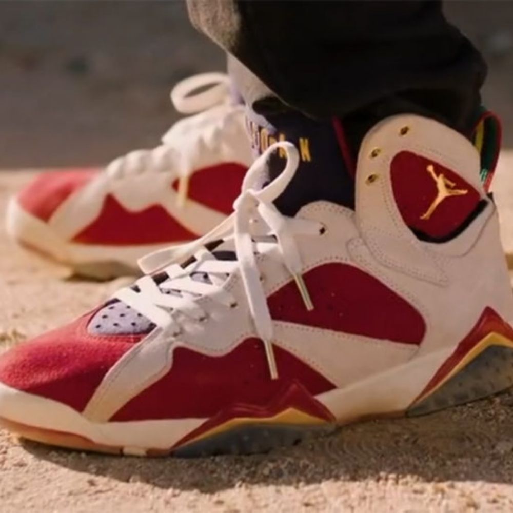 Air Jordan 7 Retro x Trophy Room New Sheriff in Town in Red Beige - product image from the listing.