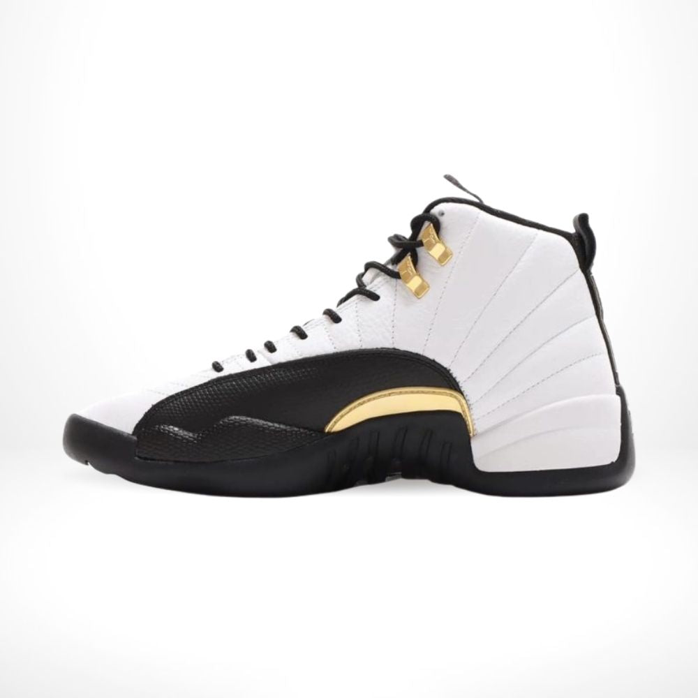 Air Jordan 12 Retro Royalty in Metallic Gold Black - product image from the listing.