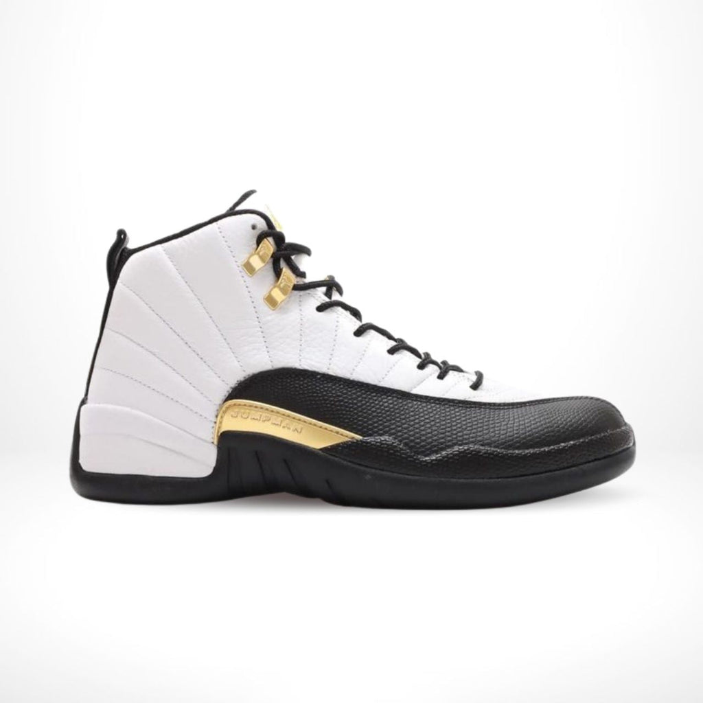Air Jordan 12 Retro Royalty in Metallic Gold Black - product image from the listing.