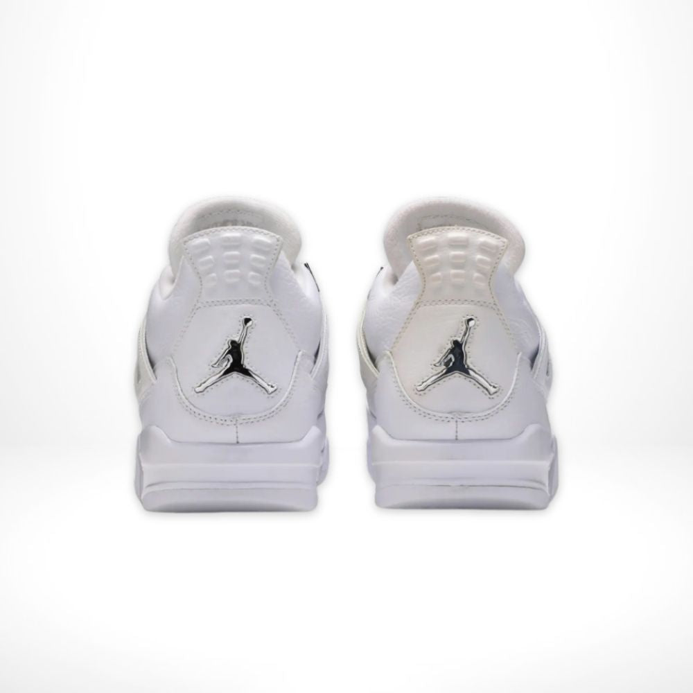Air Jordan 4 Retro 25th Silver Anniversary in Metallic Silver - product image from the listing.