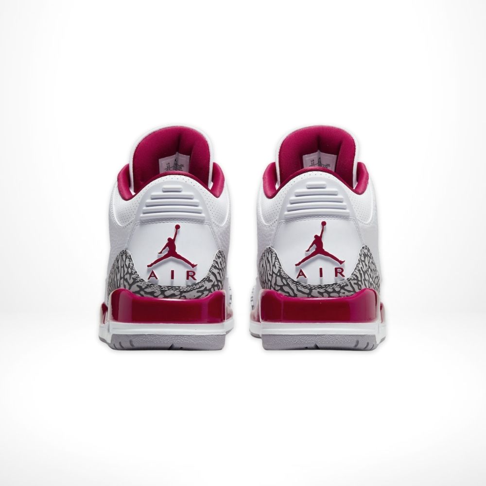 Air Jordan 3 Retro Cardinal in Red - product image from the listing.