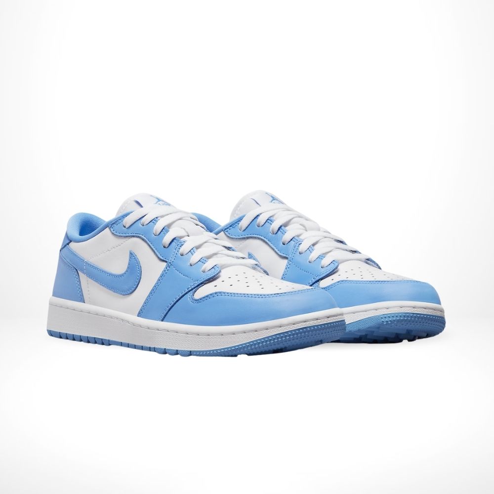 Air Jordan 1 Low OG in White University Blue - product image from the listing.