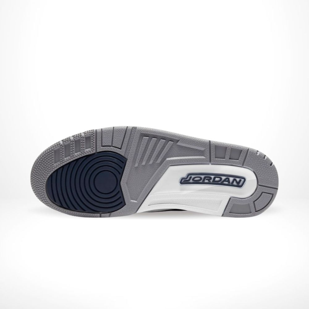 Air Jordan 3 Retro Georgetown in Midnight Navy - product image from the listing.