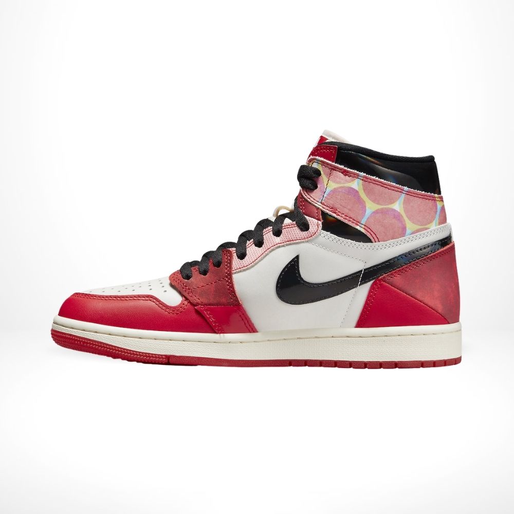 Air Jordan 1 Retro High OG x Spider-Man Across the Spider-Verse in Red - product image from the listing.
