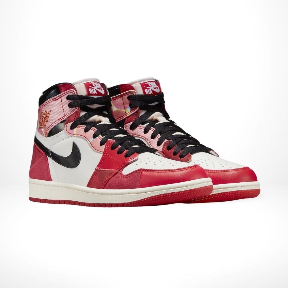 Air Jordan 1 Retro High OG x Spider-Man Across the Spider-Verse in Red - product image from the listing.