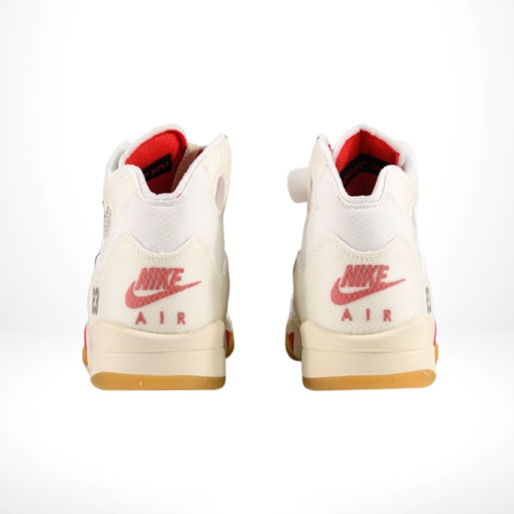 Air Jordan 5 Retro x Off-White in Cream - product image from the listing.