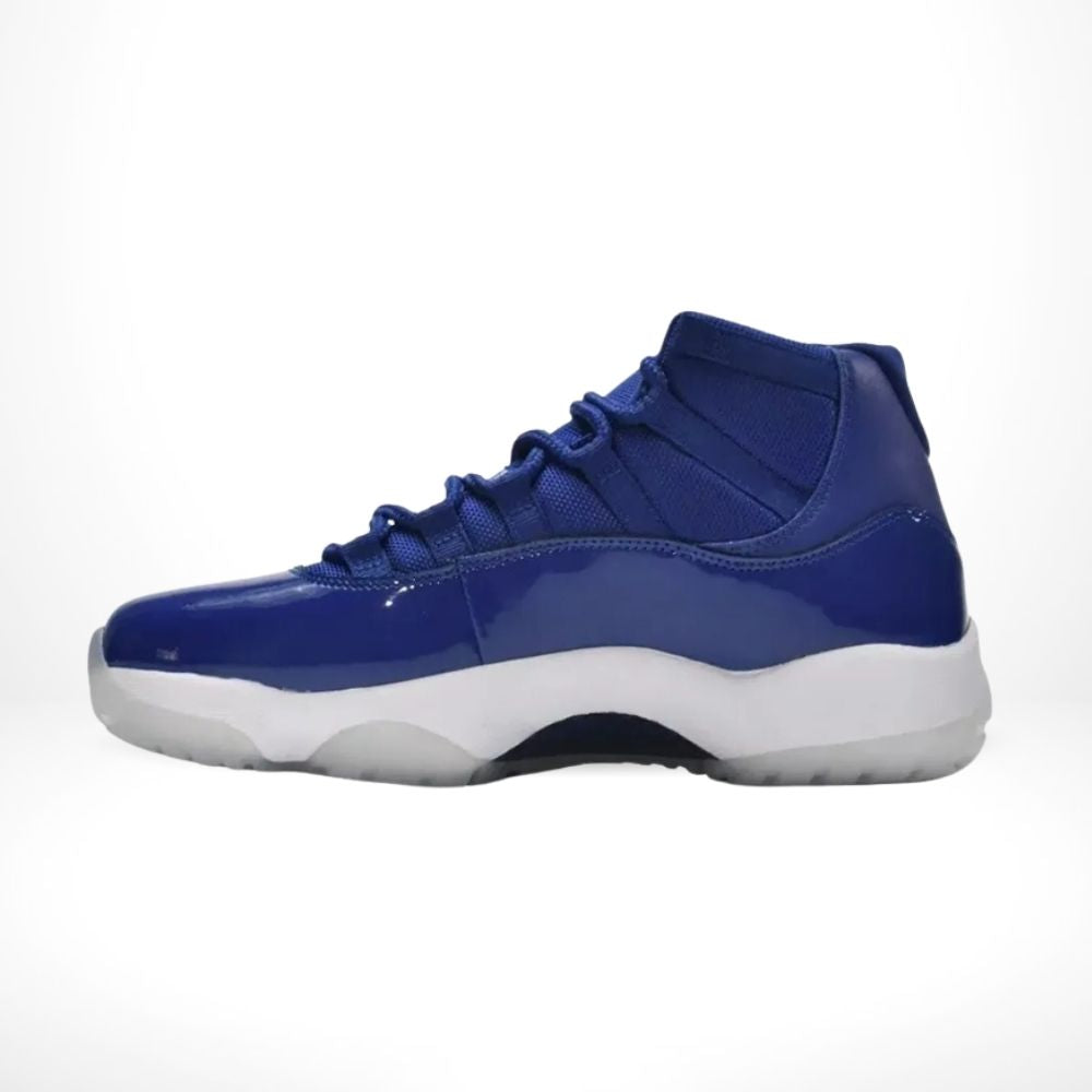 Air Jordan 11 High in Royal Blue White - product image from the listing.