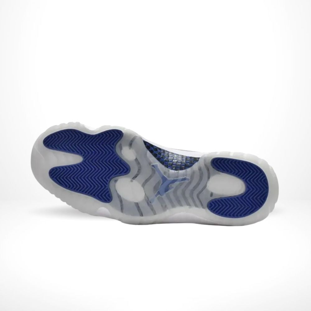 Air Jordan 11 High in Royal Blue White - product image from the listing.