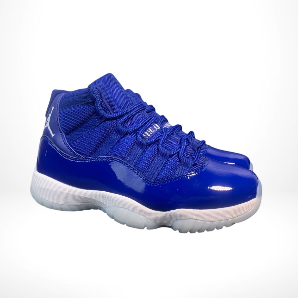 Air Jordan 11 High in Royal Blue White - product image from the listing.