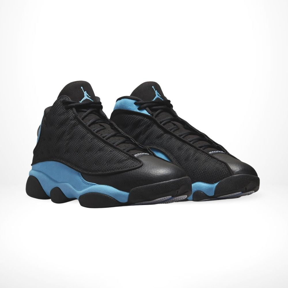Air Jordan 13 Retro in Black University Blue - product image from the listing.