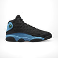 Air Jordan 13 Retro in Black University Blue - product image from the listing.