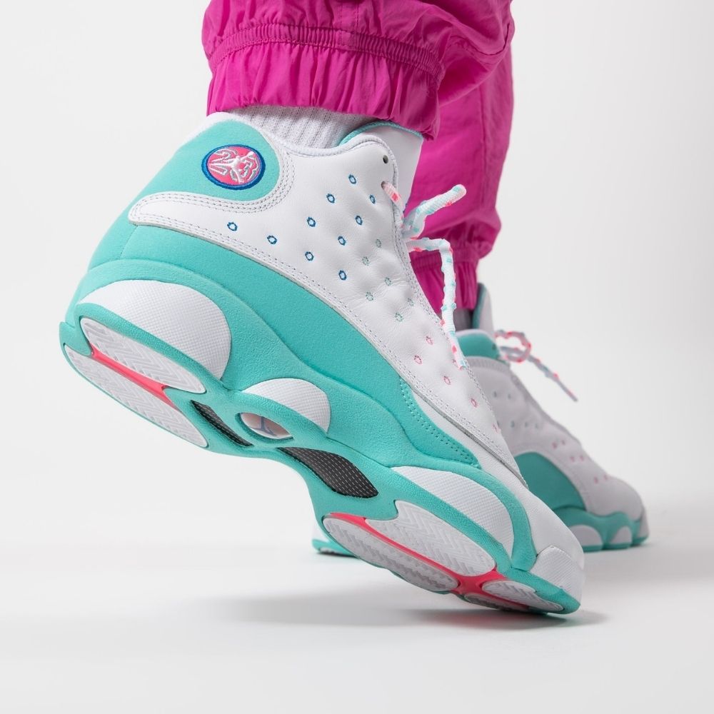Air Jordan 13 Retro Aurora in Green - product image from the listing.
