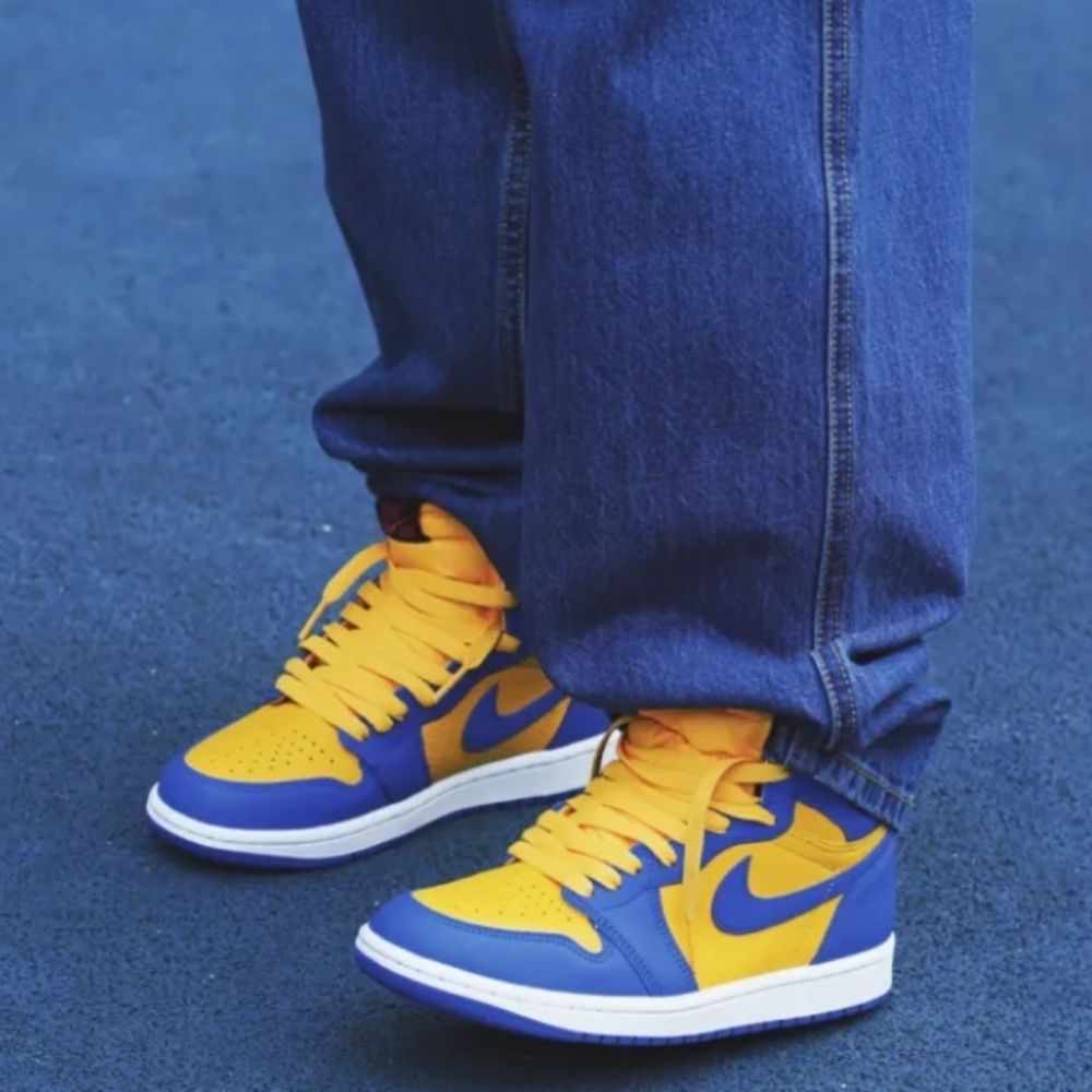 Reverse Laney Varsity Maize - Air Jordan 1 Retro High OG - product image from the listing.