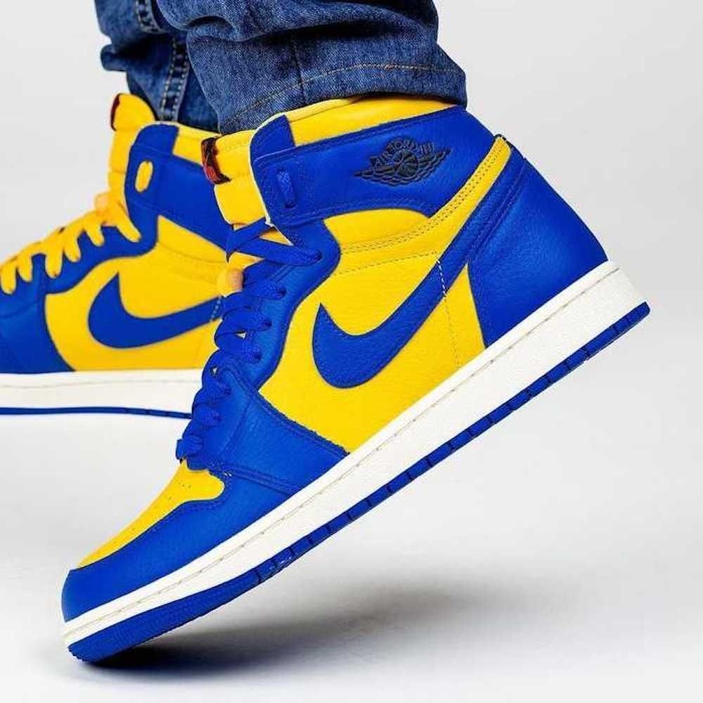 Reverse Laney Varsity Maize - Air Jordan 1 Retro High OG - product image from the listing.