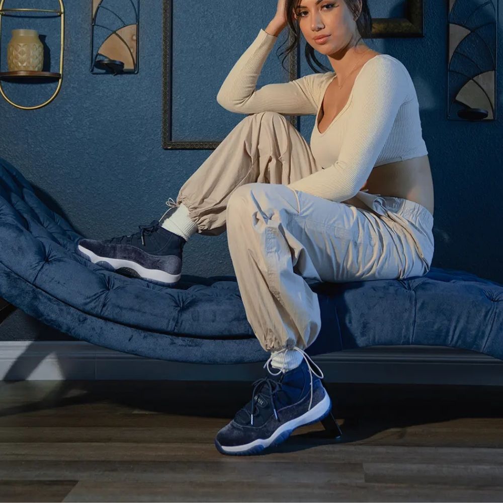 Midnight Navy Velvet - Air Jordan 11 Retro - product image from the listing.