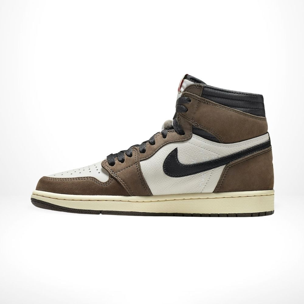 Air Jordan 1 Retro High OG x Travis Scott in Mocha - product image from the listing.