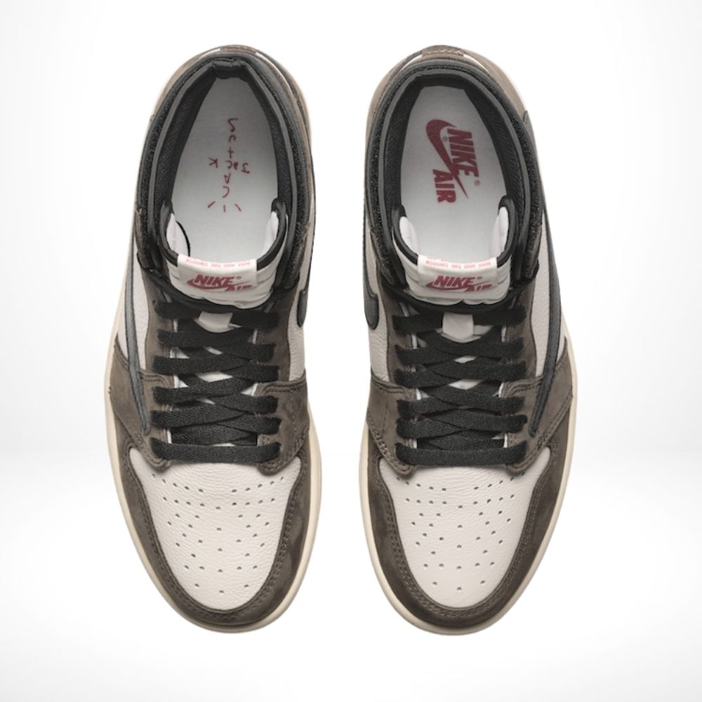 Air Jordan 1 Retro High OG x Travis Scott in Mocha - product image from the listing.