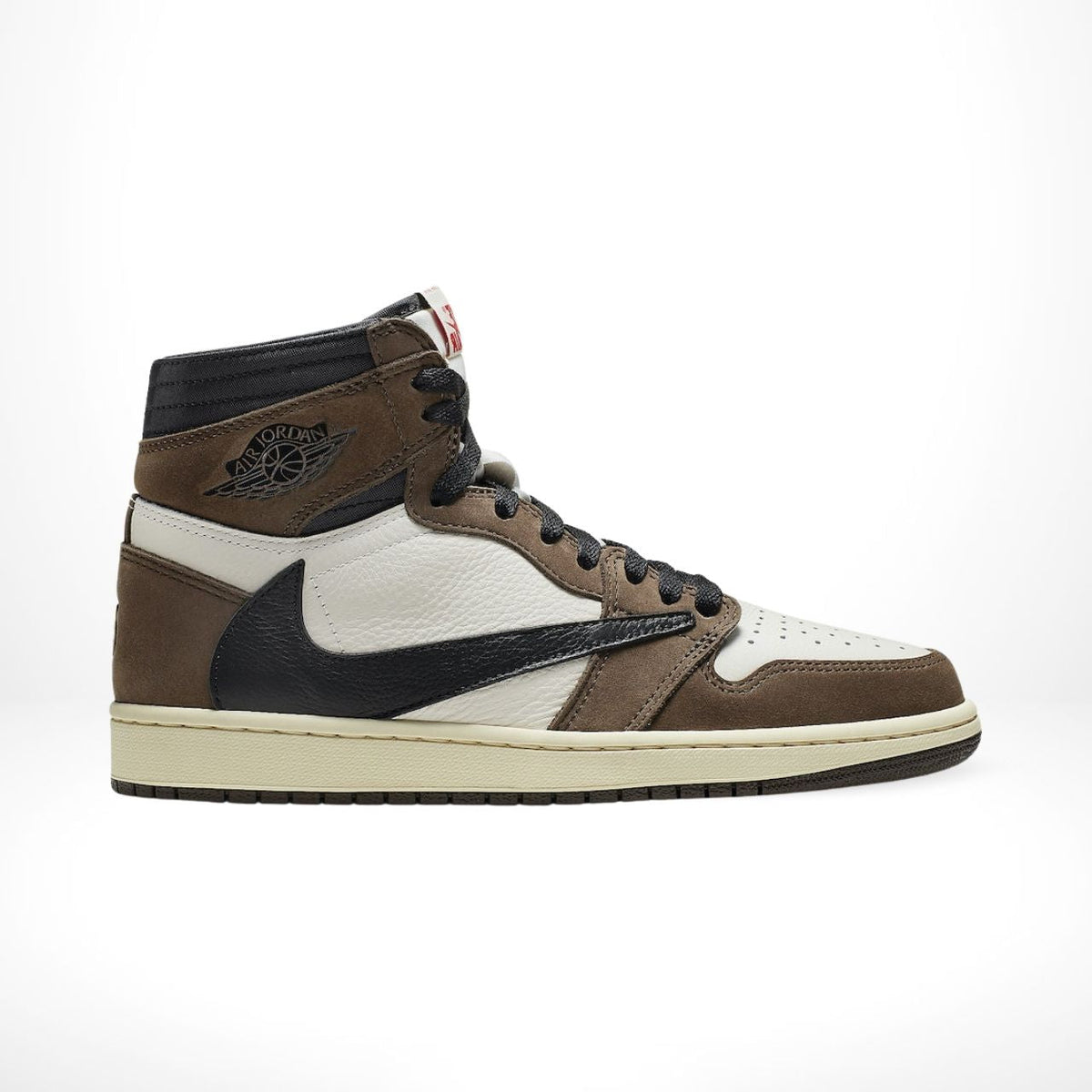 Air Jordan 1 Retro High OG x Travis Scott in Mocha - product image from the listing.