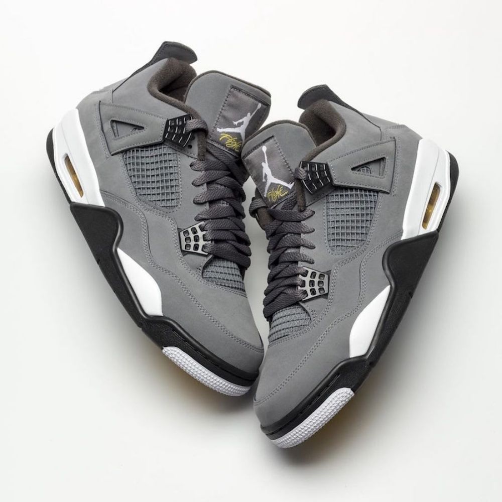 Cool Grey - Air Jordan 4 Retro 2019 - product image from the listing.